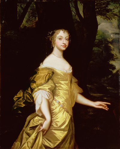 フランシス、リッチモンド公爵夫人の肖像 作： Peter Lely