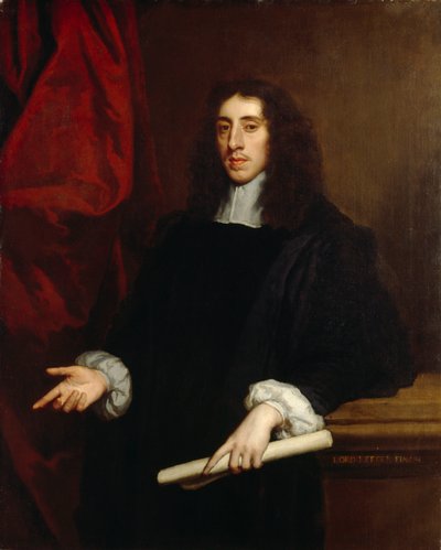 「ヘニージ フィンチの肖像、初代ノッティンガム伯爵、主守護者」、17 世紀 作： Peter Lely