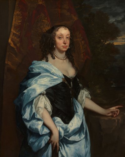 レネベ夫人の肖像、1657年頃（キャンバスに油彩） 作： Peter Lely