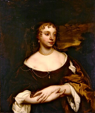 若い女性の肖像」（油彩・キャンバス） 作： Peter Lely