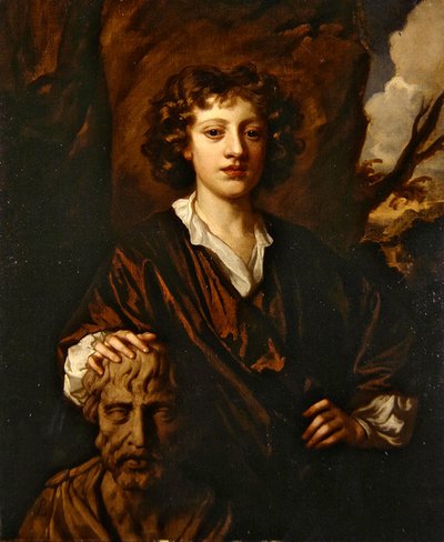 青年の肖像」（油彩・キャンバス） 作： Peter Lely