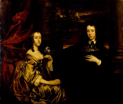若い紳士とその妻の肖像」1655年～58年頃（油彩・キャンバス 作： Peter Lely