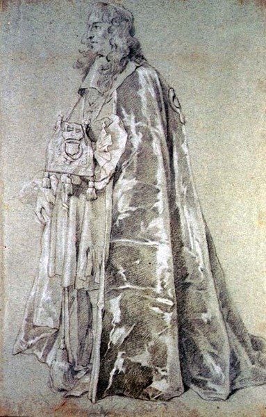 サー・ヘンリー・ド・ヴィック（ガーター勲章理事長 作： Peter Lely