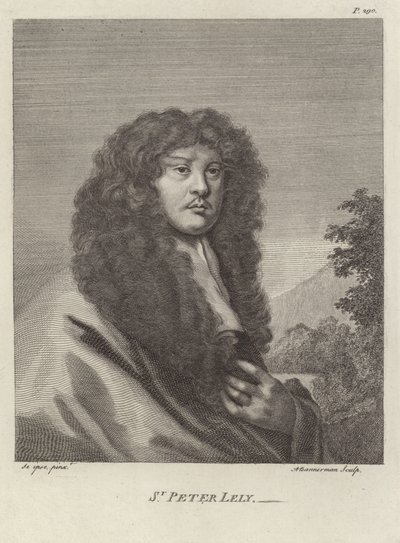 ピーター・レリー卿、ピーター・ファン・デル・フェス生まれのオランダの肖像画家 作： Peter Lely