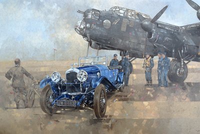 エイブルマーブルとブルーラゴンダ（キャンバスに油彩） 作： Peter Miller