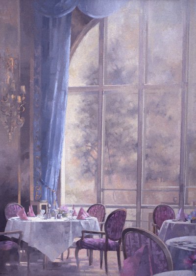 リッツのコーナー（キャンバスに油彩） 作： Peter Miller