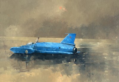 コニストンの早朝（キャンバスに油彩） 作： Peter Miller