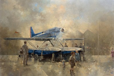 シュナイダーとの冬の朝 作： Peter Miller