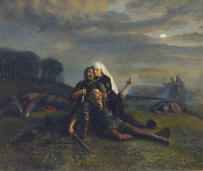 戦いの後 作： Peter Nicolai Arbo