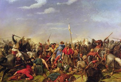 スタンフォード・ブリッジの戦い 作： Peter Nicolai Arbo