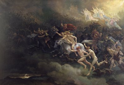 死んだ魂 作： Peter Nicolai Arbo