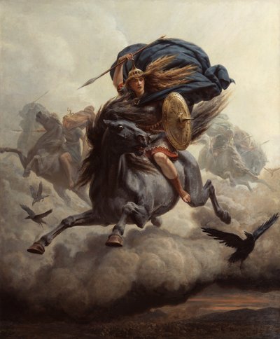 ヴァルキリー 作： Peter Nicolai Arbo