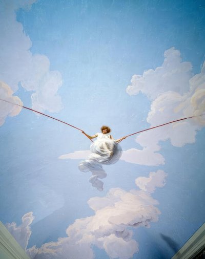 ブランコに乗る女の子 作： Peter Pajetta