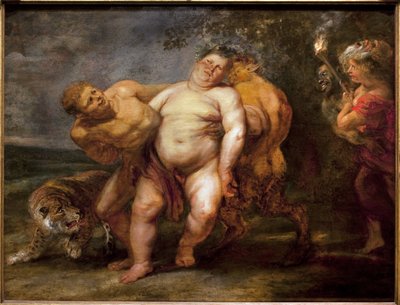 シレンドランク。ピエール・ポール・ルーベンス（1577-1640）の側近の絵、木に油彩、17世紀半ば。アンジェ美術館。 作： Peter Paul (circle of) Rubens