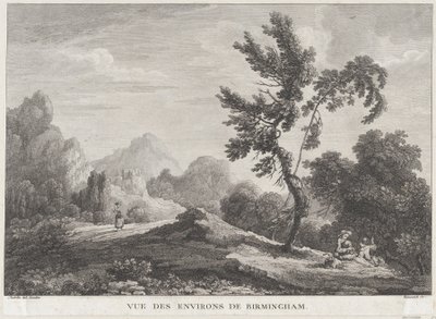 カリフォルニア州バーミンガムの眺め。 1755年頃。 1755年。 作： Peter Paul Benazech