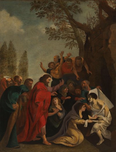ラザロの復活 作： Peter Paul Rubens (after)