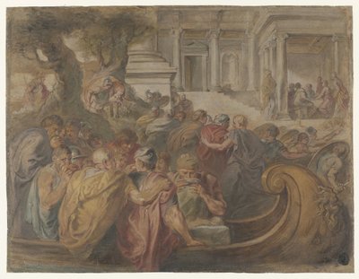 オデュッセウスとその仲間のキルケーへの到着 作： Peter Paul Rubens (possibly)