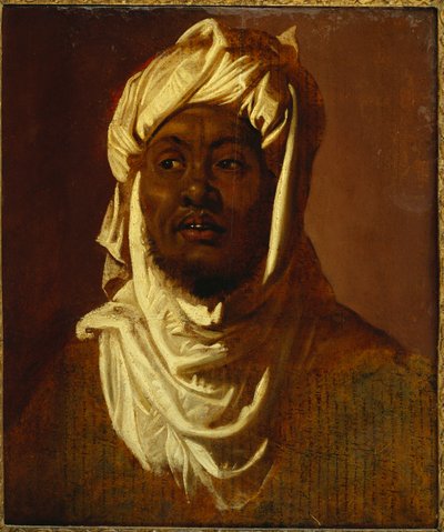 ターバンを身に着けているアフリカ人-スケッチ 作： Peter Paul Rubens