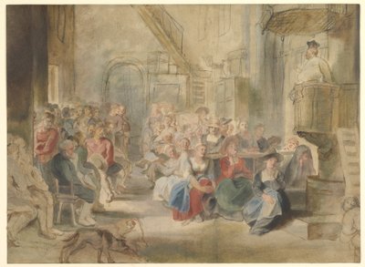 村の教会での説教、1630年頃 作： Peter Paul Rubens