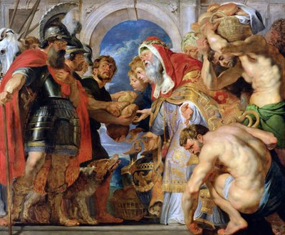 アブラハムとメルキゼデク 作： Peter Paul Rubens