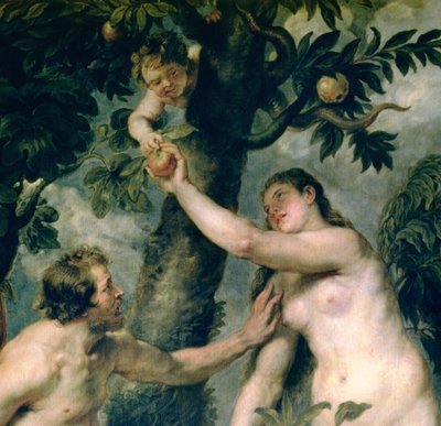 アダムとイブ (ティツィアーノの絵からコピー) (51710 の詳細) 作： Peter Paul Rubens