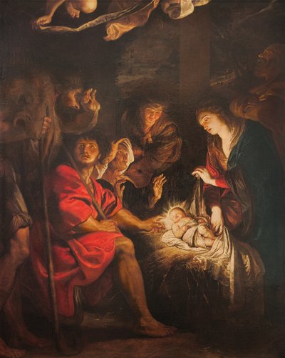 羊飼いの崇拝 作： Peter Paul Rubens