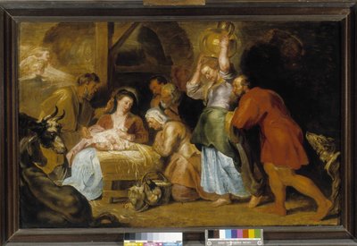 羊飼いたちの崇拝 作： Peter Paul Rubens