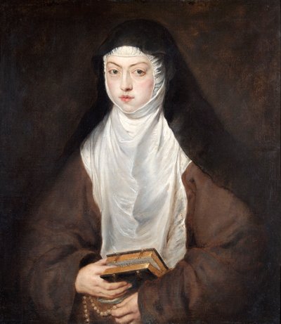 アナ・ドロテア、ルドルフ 2 世の娘、マドリッド王立裸足修道院での生活 作： Peter Paul Rubens
