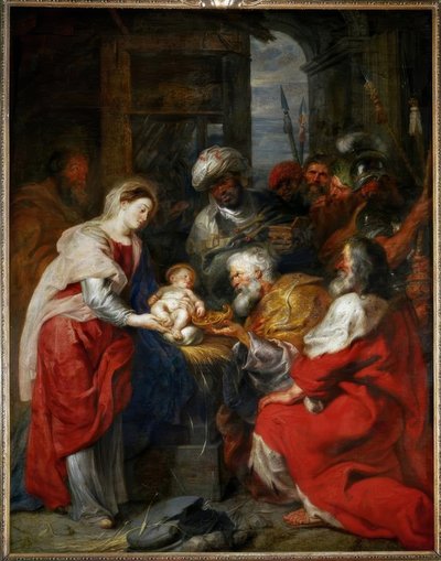 王たちの礼拝 作： Peter Paul Rubens