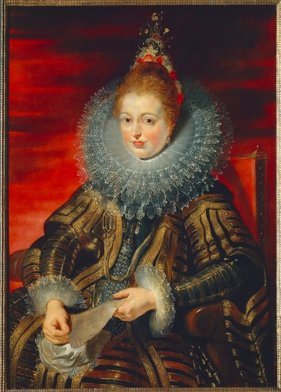 オーストリア、ウィーン、ハプスブルク家のインファンタ・イザベラ・クララ・オイゲニアの肖像（1566 - 1633年 作： Peter Paul Rubens