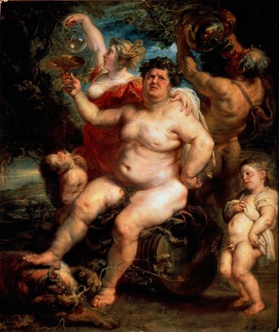 バッカス、1638-1640。 作： Peter Paul Rubens