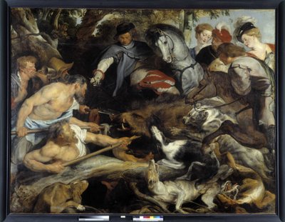 イノシシ猟 作： Peter Paul Rubens