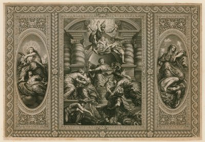 ホワイトホールのバンケットハウスの天井 作： Peter Paul Rubens