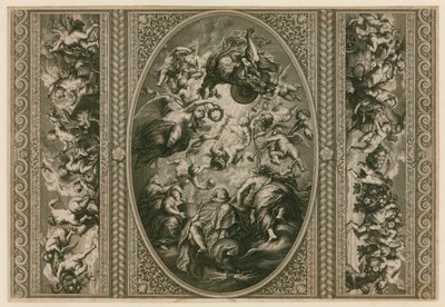 ホワイトホールのバンケットハウスの天井 作： Peter Paul Rubens