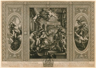 ホワイトホールのバンケットハウスの天井 作： Peter Paul Rubens