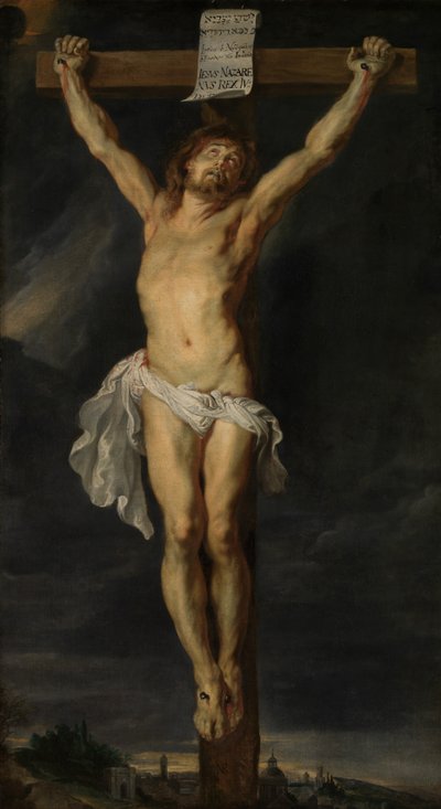 十字架上のキリスト（油彩・キャンバス） 作： Peter Paul Rubens