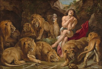 ライオンズデンのダニエル、c。 16141616。 作： Peter Paul Rubens