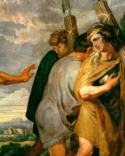 デシウス・ムスは、裁判官に別れを告げます。 作： Peter Paul Rubens