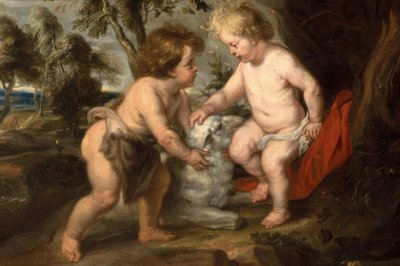 ヨハネスクナベンと小さなイエス 作： Peter Paul Rubens