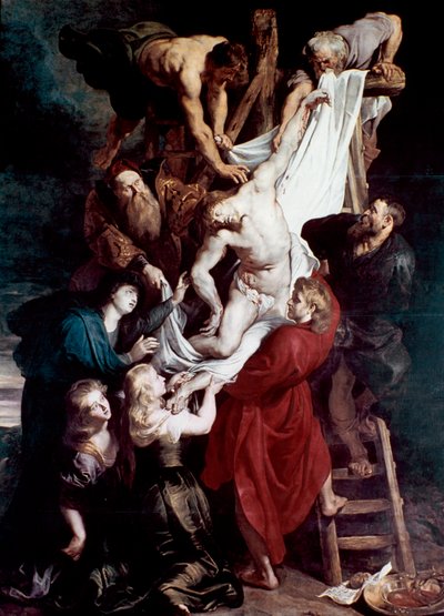 十字架からの降下、c1612-1614 作： Peter Paul Rubens