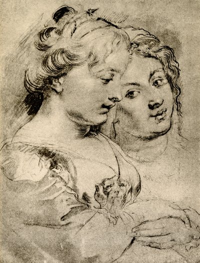 2人の女の子に関する詳細な調査 作： Peter Paul Rubens