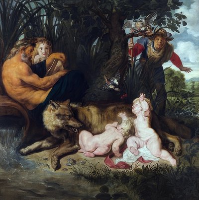 ロムルスとレムスを見つける。 1612 作： Peter Paul Rubens