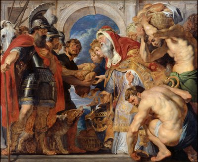 アブラハムとメルキゼデクの出会い 作： Peter Paul Rubens