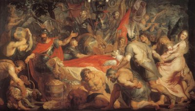 デシウス・ムスの葬式 作： Peter Paul Rubens