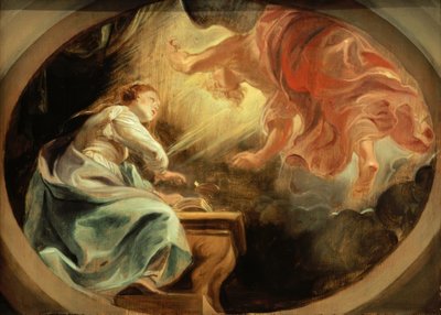 メアリーへの受胎告知 作： Peter Paul Rubens