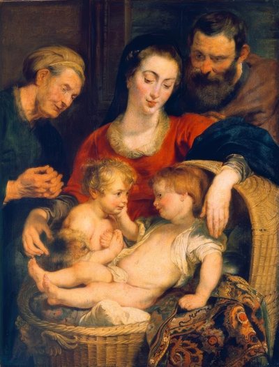 聖なる家族 作： Peter Paul Rubens