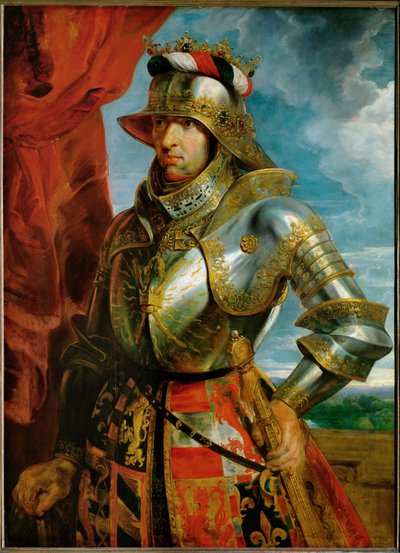 皇帝マクシミリアン1世、1618年頃（オーク材に描かれている） 作： Peter Paul Rubens