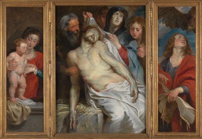 ヤン・ミヒエルセンと妻マリア・メースの墓碑銘 作： Peter Paul Rubens