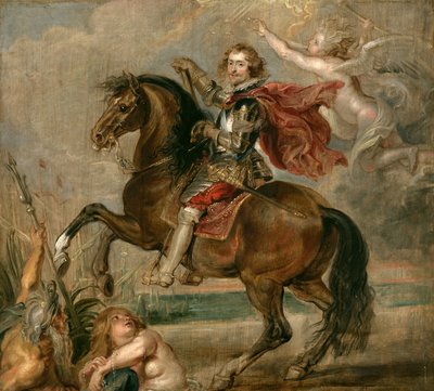 バッキンガム公の馬術の肖像 作： Peter Paul Rubens