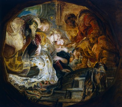 アハシュエロスの前のエスター 作： Peter Paul Rubens